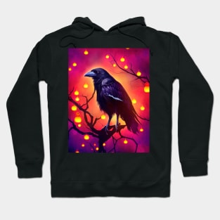 Crow halloween pumpkin Hoodie